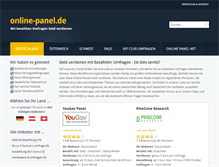 Tablet Screenshot of online-panel.de